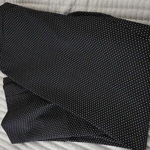 Talbots Black and White Polka Dot Pants